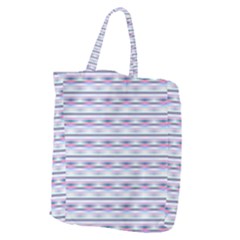 Pastel Lines, Bars Pattern, Pink, Light Blue, Purple Colors Giant Grocery Tote by Casemiro