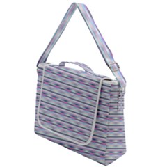 Pastel Lines, Bars Pattern, Pink, Light Blue, Purple Colors Box Up Messenger Bag by Casemiro