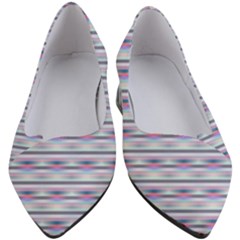 Pastel Lines, Bars Pattern, Pink, Light Blue, Purple Colors Women s Block Heels  by Casemiro