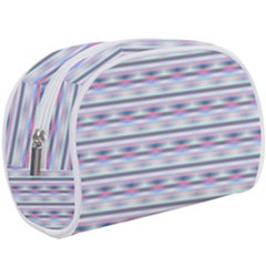 Pastel Lines, Bars Pattern, Pink, Light Blue, Purple Colors Makeup Case (large)