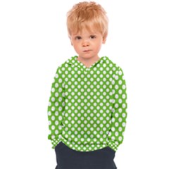 Pastel Green Lemon, White Polka Dots Pattern, Classic, Retro Style Kids  Overhead Hoodie