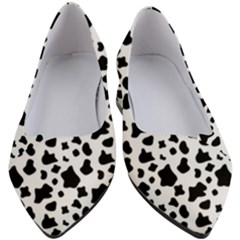 Black And White Cow Spots Pattern, Animal Fur Print, Vector Women s Block Heels  by Casemiro