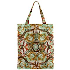 Multicolored Modern Collage Print Zipper Classic Tote Bag