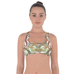 Multicolored Modern Collage Print Got No Strings Sports Bra by dflcprintsclothing