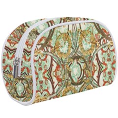 Multicolored Modern Collage Print Makeup Case (large)