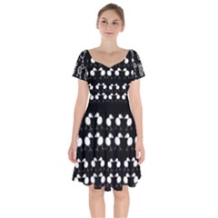 Inaugural Short Sleeve Bardot Dress by chickenpineaps