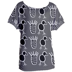 Njhb Vectorized Women s Oversized Tee by CHPALTD