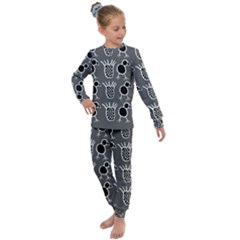 Njhb Vectorized Kids  Long Sleeve Set  by CHPALTD