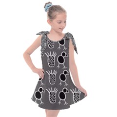 Njhb Vectorized Kids  Tie Up Tunic Dress by CHPALTD