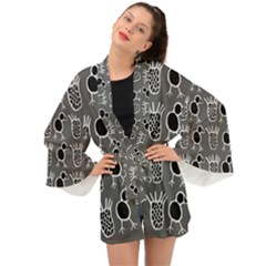 Njhb Vectorized Long Sleeve Kimono