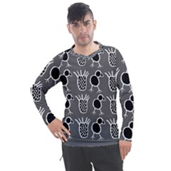 Njhb Vectorized Men s Pique Long Sleeve Tee