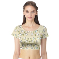 Bnnbnb Short Sleeve Crop Top by CHPALTD