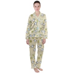 Bnnbnb Satin Long Sleeve Pyjamas Set by CHPALTD