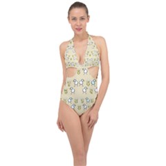 Bnnbnb Halter Front Plunge Swimsuit