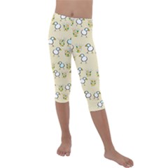 Bnnbnb Kids  Lightweight Velour Capri Leggings  by CHPALTD