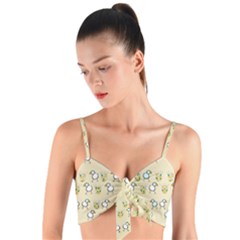 Bnnbnb Woven Tie Front Bralet