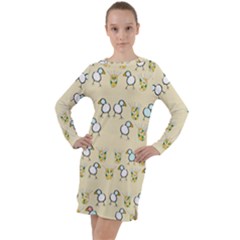 Bnnbnb Long Sleeve Hoodie Dress