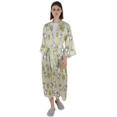 Bnnbnb Maxi Satin Kimono