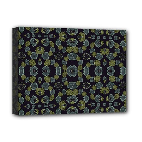 Modern Ornate Stylized Motif Print Deluxe Canvas 16  X 12  (stretched)  by dflcprintsclothing