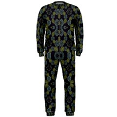 Modern Ornate Stylized Motif Print Onepiece Jumpsuit (men)  by dflcprintsclothing