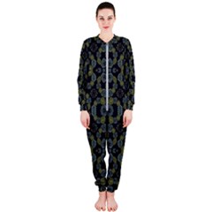 Modern Ornate Stylized Motif Print Onepiece Jumpsuit (ladies)  by dflcprintsclothing