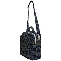 Modern Ornate Stylized Motif Print Crossbody Day Bag by dflcprintsclothing