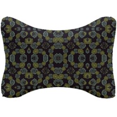 Modern Ornate Stylized Motif Print Seat Head Rest Cushion by dflcprintsclothing