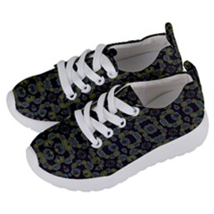 Modern Ornate Stylized Motif Print Kids  Lightweight Sports Shoes by dflcprintsclothing