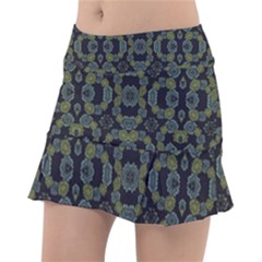 Modern Ornate Stylized Motif Print Tennis Skorts by dflcprintsclothing