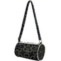 Modern Ornate Stylized Motif Print Mini Cylinder Bag View1