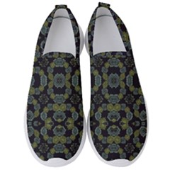 Modern Ornate Stylized Motif Print Men s Slip On Sneakers by dflcprintsclothing