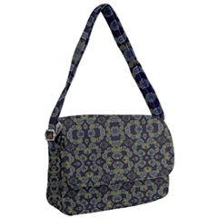 Modern Ornate Stylized Motif Print Courier Bag by dflcprintsclothing