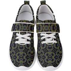 Modern Ornate Stylized Motif Print Men s Velcro Strap Shoes by dflcprintsclothing