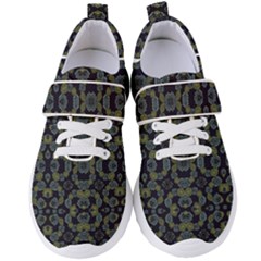 Modern Ornate Stylized Motif Print Women s Velcro Strap Shoes by dflcprintsclothing