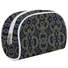 Modern Ornate Stylized Motif Print Makeup Case (large)