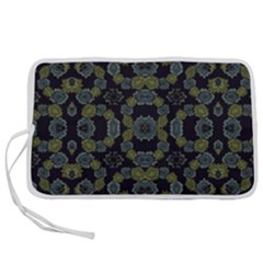 Modern Ornate Stylized Motif Print Pen Storage Case (m) by dflcprintsclothing