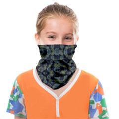 Modern Ornate Stylized Motif Print Face Covering Bandana (kids)