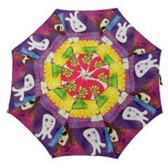 Circus Ghosts Straight Umbrellas by snowwhitegirl