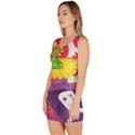 Circus Ghosts Bodycon Dress View2