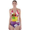 Circus Ghosts Cut-Out One Piece Swimsuit View1