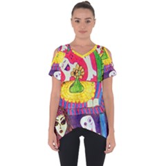 Circus Ghosts Cut Out Side Drop Tee by snowwhitegirl