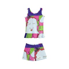 Circus Ghosts Sing Kids  Boyleg Swimsuit by snowwhitegirl