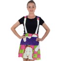 Circus Ghosts Sing Velvet Suspender Skater Skirt View1