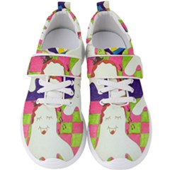 Circus Ghosts Sing Men s Velcro Strap Shoes by snowwhitegirl