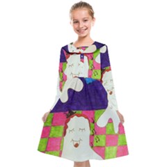 Circus Ghosts Sing Kids  Midi Sailor Dress