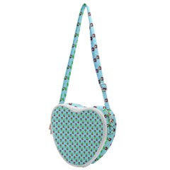 Headphones Girl Aqua Heart Shoulder Bag