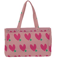 Hearts Canvas Work Bag