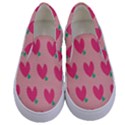 Hearts Kids  Canvas Slip Ons View1