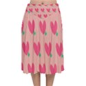 Hearts Velvet Flared Midi Skirt View1