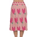 Hearts Velvet Flared Midi Skirt View2